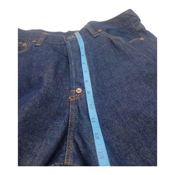 EVISU Jeans Men 38 Blue Paris Denim Vintage Cotton Baggy Hip Hop Retro Rare Y2K - Picture 5 of 11